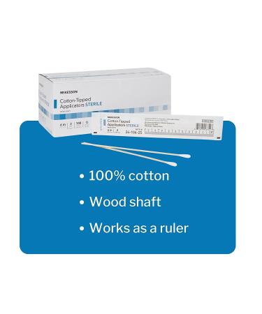 McKesson Sterile Cottontip Applicator 6 - 200/Box, Model 24-106-2s - Buy Online on GoSupps.com