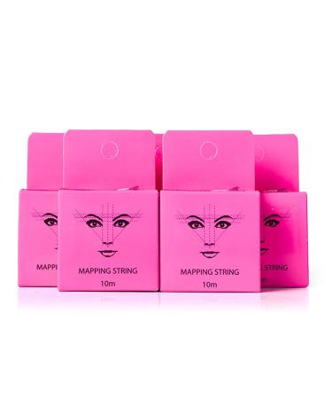 Pink 10M Microblading Mapping String | Mess-Free Eyebrow Positioning Tool | Semi-Permanent Brow Ruler for Perfect Makeup - Buy Online on GoSupps.com