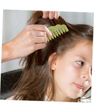 Beavorty Jade Scalp Massage Comb Set - 4 Pieces Hair Care Tools for Women | Handheld Face Washing & Relaxing Massage Device - Buy Online on GoSupps.com