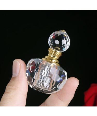 Glass Perfume Bottle 1ml Empty Refillable Perfume Dropper Bottle Vintage Crystal Essential Oil Bottle Fragrance Container - Buy Online on GoSupps.com