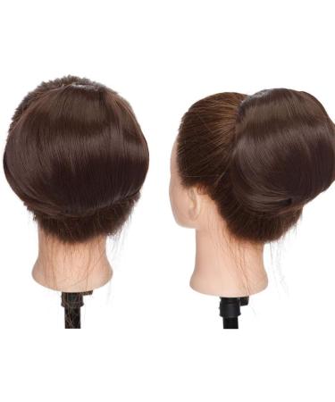 Hepburn Updo Hairpiece Scrunchie - Medium Brown | Wavy Bridal Chignon Wig Extension - Buy Online on GoSupps.com