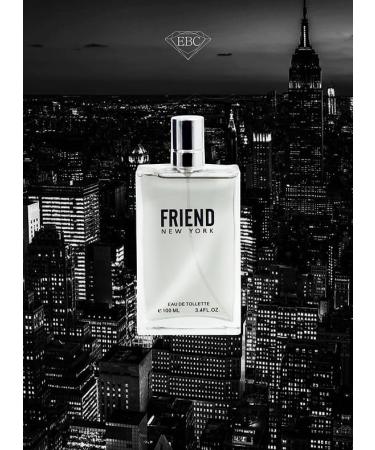 Friend New York Cologne for Men 3.4oz/100ml Eau de toilette long Lasting Fragrance - Buy Online on GoSupps.com