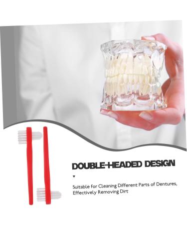 Vintorky 4-Piece Travel Toothbrush Set - Double-Sided Prosthesis Brushes for Braces - Ideal for International Shipping - Buy Online on GoSupps.com