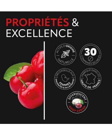 HERBESAN - AC ROLA 1000 - Vitalit - Go t cerise - Haute concentration en Vitamine C-R duction de la fatigue- 30 comprim s effervescents - Buy Online on GoSupps.com