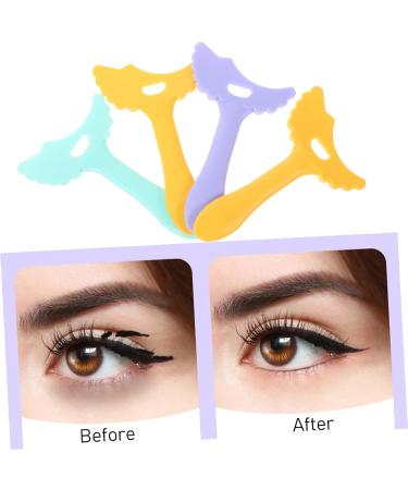 FOMIYES 12 Pcs Eyeliner Mascara Drawing Aid Tool Eye Makeup Eyeshadow Stencil - Buy Online on GoSupps.com