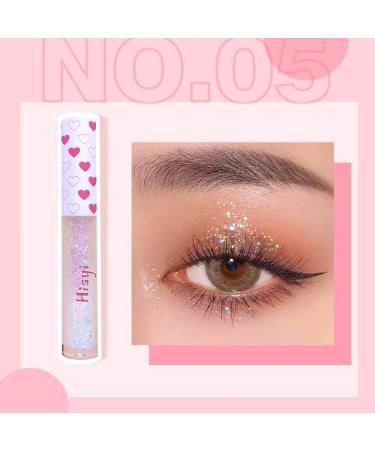 Waterproof Diamond Glitter Liquid Eyeliner Shimmer Eyeshadow Makeup Metallic Lying Silkworm Pen Eye Beauty Party Makeup Tools (Color : 05) - Buy Online on GoSupps.com