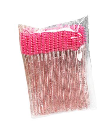 Brosses de cils jetables Mascara Wands Lash Brush Brush Applicator cils Outils d'extension jetable 50pcs Couleur al atoire