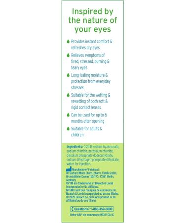Biotrue Preservative Free Eye Drops for Dry Eyes Natural Moisturizer Hyaluronic Acid Lubricating Eye Drop for Long-Lasting Dry Eye Symptom Relief Preservative-Free MultiDose System 10mL Preservative Free 10 mL - Buy Online on GoSupps.com