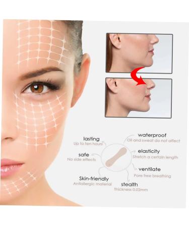 MUSISALY 80pcs V-type Lift Face Pasters Skin Lifting Tape Invisible Neck Sticker Face Tape Synthetic Rubber - Buy Online on GoSupps.com