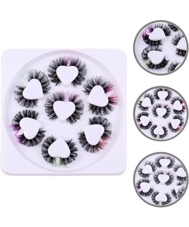Beaupretty 7 Pairs False Lashes Colored Lash Extensions False Lash Extensions Cosmetic Lashes Lash Clusters with Color Cosplay Lashes Color Lashes Colored Lashes Chemical Fiber Russia Eyelash - Buy Online on GoSupps.com