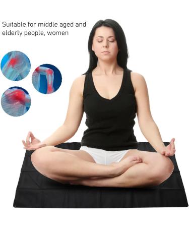 Horoper Ultra-Ro e Earthmatt - Grounded PU Leather Mat with 16.4 ft Cable for Anxiety Relief & Health Improvement - Black - Buy Online on GoSupps.com