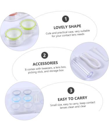 Gleavi Contact Lens Case - Travel-Friendly Lens Container Set for Safe Storage & Easy Access - Buy Online on GoSupps.com