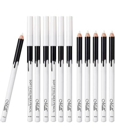 Tenlacum Bulk 12pcs Professional Long Lasting Eyeshadow Eyeliner Pencil Highlighting Stick Cosmetic Kit - Buy Online on GoSupps.com