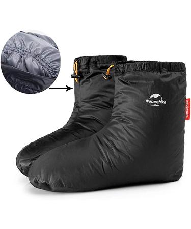 Tentock Ultralight Winter Goose Down Booties - Cozy Water-Resistant Slipper Boots for Camping & Backpacking | Indoor Down Filled Socks - Medium Size - Buy Online on GoSupps.com