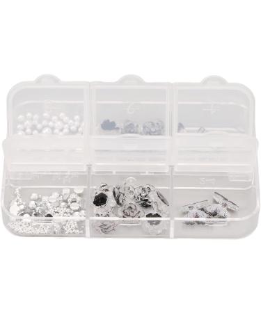 Black White Nail Charms Sufficient Quantity Accessories Charmsshape Shape Accessories Accessories for Shape Kit Rhinestones - Buy Online on GoSupps.com