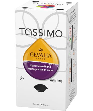 Tassimo Gevalia Dark Roast Coffee Single Serve T-Discs 148g (5 Boxes of 12 T-Discs) - Buy Online on GoSupps.com