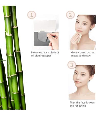 4 Packungen Gesichts-L schpapier Gr ntee labsorbierende Bl tter f r M nner Frauen 400 St ck Gesichts l Blotting Paper Gesicht Blotting-Papiere Face Oil Blotting Papers l-L schpapier Bamboo Charcoal - Buy Online on GoSupps.com