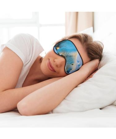 Polar Bear Soft Sleep Eye Mask | Breathable Travel Eye Patch for Women | Relaxation & Comfort - Buy Online on GoSupps.com