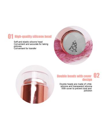 Professional Nail Art Stamper - Double Silicone Stamp for Women & Salon Use | Perfect Manicure Tool - Buy Online on GoSupps.com