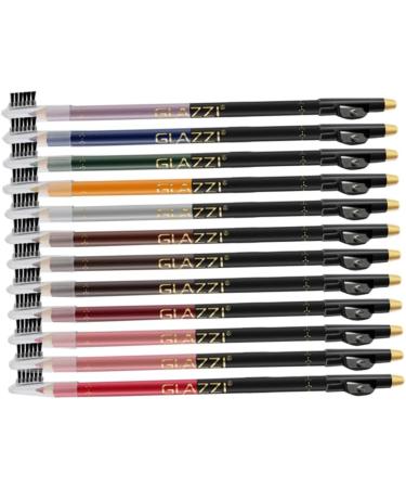 Mikinona 12pcs Lip Liner Eyeliner Waterproof Eyebrow Pencil Eyebrow Liner Plastic Makeup Pen Water Proof - Buy Online on GoSupps.com