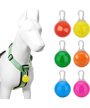 Homeet 6-Pack LED Dog Safety Flashing Light - Clip-On Luminous Band with 3 Flashing Modes for Pet Safety - Buy Online on GoSupps.com