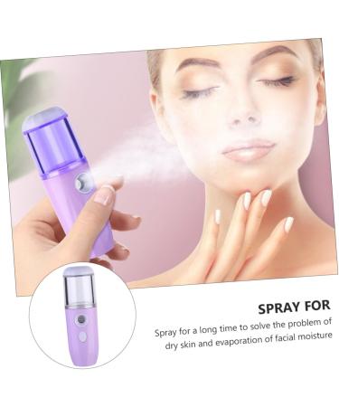 IWOWHERO 1pc Hydrating Instrument Facial Sauna Face Mist Small Humidifier Plant Portable Humidifer Purple Abs - Buy Online on GoSupps.com