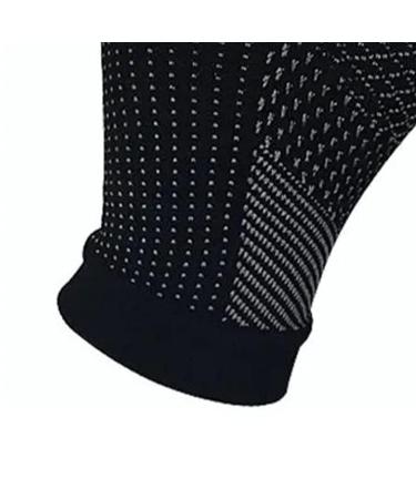 Ergonomical Sock Sleeve Ankle Brace - Breathable Cycling Support (S/M) - Black - Buy Online on GoSupps.com