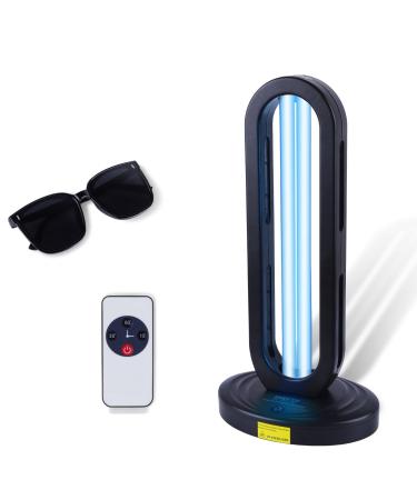 UVC Light for Room Ultraviolet Light with 3- Speed Timing and Remote Control 38W 110V UV Lamp for Home Kitchen Baby Room Office