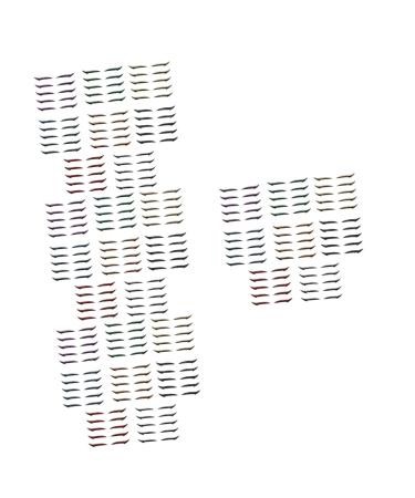 TOVINANNA 160 Pairs Eyeliner Stiker Eye Makeup Tools Eye Skin Sticker Eye Makeup Applicators Invisible Eye Line Strips Stickers Reusable Double Eyelid Tapes Plastic Flash Adhesive Tape