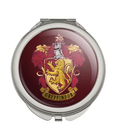 Harry Potter Gryffindor Painted Crest Compact Travel Purse Handbag Makeup Mirror