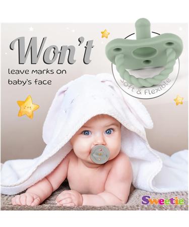Sweetie Baby Schnuller - Ultimate Comfort & Breathability | Light Pink 2 Set - Ideal for Infants - Buy Online on GoSupps.com