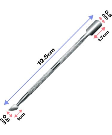 Mylee Stainless Steel Dual Tool Cuticle Pusher & Nail Cleaner - Buy Online on GoSupps.com