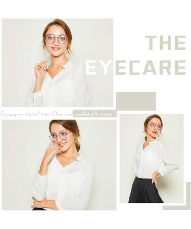 DUCO Blue Light Blocking Glasses for Women & Men - Stylish Computer Eyewear W014 in Black Gold - Protect Your Eyes - Buy Online on GoSupps.com