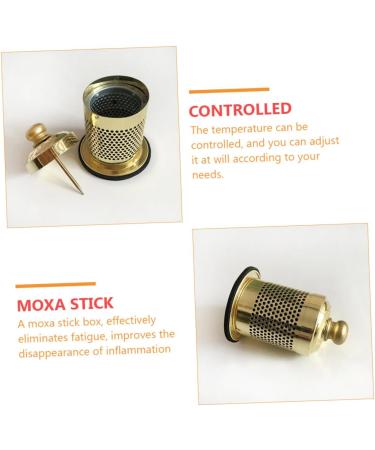 Minkissy 2 Series Moxibustion Box - Portable Copper Moxa Holder & Massage Device - 2PCS Heating Tank for Home Use - Buy Online on GoSupps.com