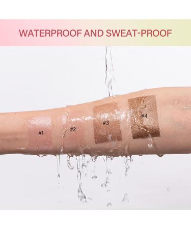 Highlighter Makeup Stick - Waterproof Glitter Cream Highlighter - Bronzer Contour Face Makeup - Long-lasting 3-in-1 Multi Uses for Face Body Eyeshadow (2#soft glow) 2#soft glow 1 g (Pack of 1) - Buy Online on GoSupps.com