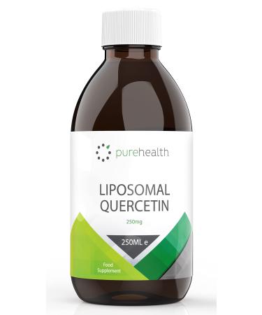 Pure Liposomal Quercetin - Highest Bioavailability - High Strength Antioxidant - All Natural Ingredients - No fillers or Bulking Agents - Vegan & Keto Friendly Liquid Supplement - Made in Germany