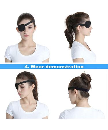 FCAROLYN 3D Eye Patch | Adjustable Eye Patch for Adults and Kids (Black) - Buy Online on GoSupps.com