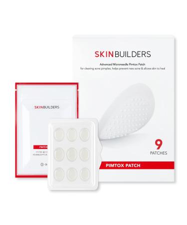 SKINBUILDERS Pimple patches, Microneedle, Acne treatment Pimple, PimTox acne patches for hormonal acne and blemishes, Zit Patches, Patented Microneedles (9), Korean skin care - Buy Online on GoSupps.com