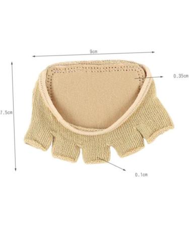 Buy Toe Cover High Heels Forefoot Socks - Metatarsal Sleeve Pads & Cushions for Women | Khaki Size 1 | International Shipping Available - Buy Online on GoSupps.com