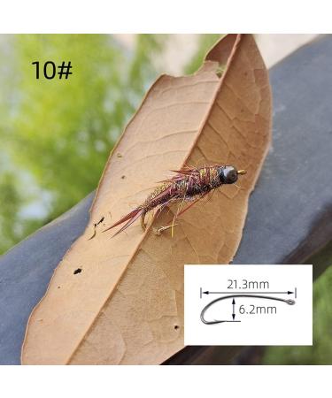 5 x Fly Fishing Hooks - Nymph Stonefly Bait for Trout Perch & Grayling | International Shipping Available - Buy Online on GoSupps.com