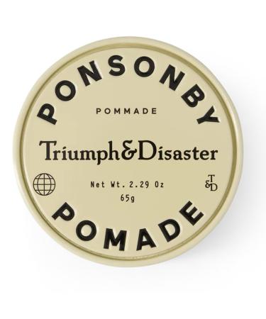 Triumph & Disaster | Ponsonby Pomade | Medium Hold Styling Wax for Fine to Thick Hair - High Shine Non-Greasy Finish for Men 65g