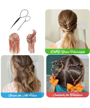 Plastic Magic Hair Braid Ponytail Maker Clip Tool - DIY Hair Loop Accessory Kit - Buy Online on GoSupps.com