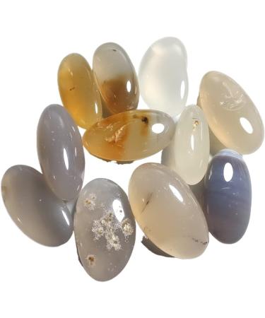 1pc/50-100g Natural Agate Polished Specimens Raw Gemstone Body Collection Gift Decorations Ornaments Stone Full of Texture (Color : 50g Size : 10-30mm) 10-30mm 50g - Buy Online on GoSupps.com