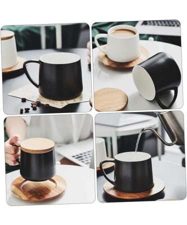 Zerodeko Holiday Coffee Mugs 1 Set Ceramic Coffee Mug Buffalo Milk with Cover Office Ceramics Holiday Coffee Cups - Buy Online on GoSupps.com
