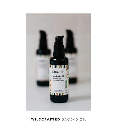 KAIBAE Organic Baobab Oil | Hair & Skin Moisturizer | Microbiome Friendly | Cold-Pressed & Wildcrafted | Vegan Clean Label (50ml) - Buy Online on GoSupps.com