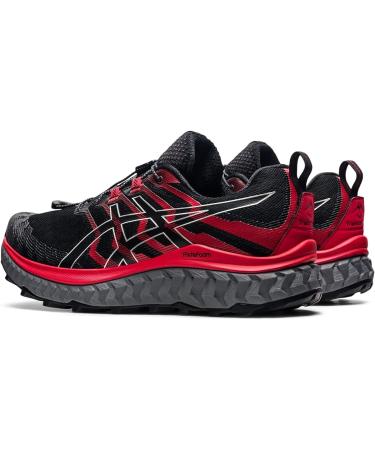 ASICS Men's Trabuco Max Trail Running Shoes 10.5 - Black/Electric Red - Buy Online on GoSupps.com