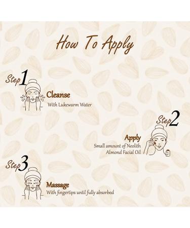 Neolith Organic Natural Almond oil for Hair Skin Nail Body | Hydrating Nourishing Moisturizing Soothing & Calming Intensive Carrier oil | 30ml - Buy Online on GoSupps.com