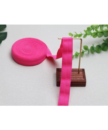 JESEP Fold Over Elastic 3/4'' 20mm Stretch FOE Ribbon for Headbands - Rose - Buy Online on GoSupps.com