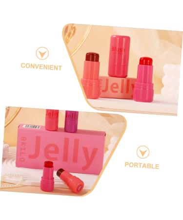 BIUDECO 4pcs Jelly Blush Set Blouses Makeup Blush Makeup Brishes Jelly Blush Stick Blush for Makeup Plastic - Buy Online on GoSupps.com