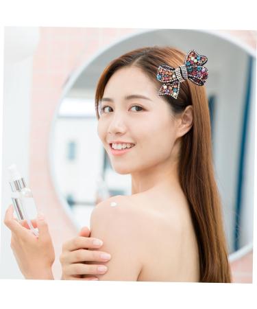 GALPADA Hairpin Hair Clips Hair Accessories Bowknot Hair Clip Ponytail Hair Clip Vintage Hair Rhinestone Hair Clip Mothers Day Hair Clip Women's Rhinestones Bow Tie Headgear Clip - Buy Online on GoSupps.com